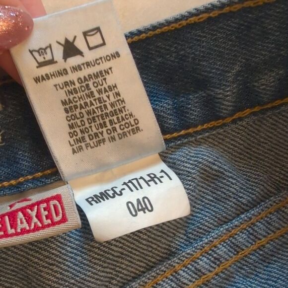 Rockies Relaxed Blue Jeans Western Size 17R - Picture 7 of 10